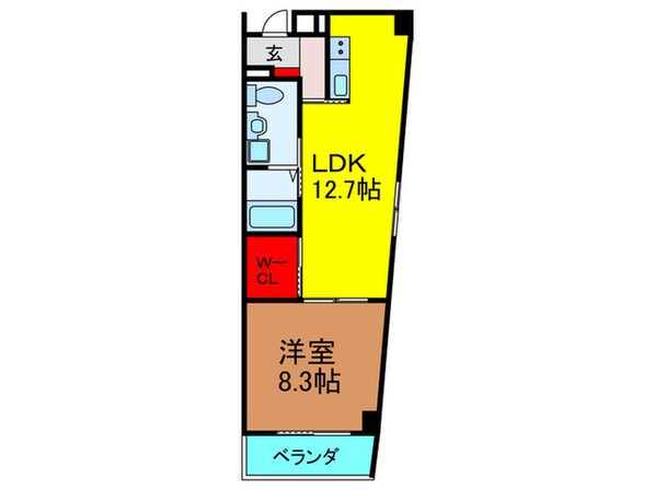 リベルテ交野の物件間取画像